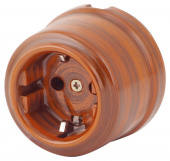 Ретро розетка с заземляющим контактом, Руж Антик, 080-439 (KM) SUN-LUMEN