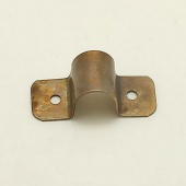 Скоба крепежная двусторонняя D16 мм., бронза, DP16BR Petrucci