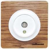 Розетка антенная TV, дуб в масле+белый, ROC1-DO/1E21101300 Ruwel