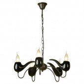 Люстра подвесная в стиле лофт, черный, LSP-9911 Lussole