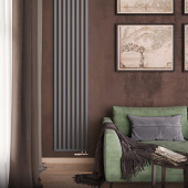 Дизайнерский радиатор Piazza 30 - 2600 Mandarino, алюминий