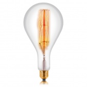 Ретро лампа накаливания PS160 F2, E40, прозрачная, 054-119 Sun Lumen