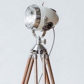 Мото-торшер, регулируемая высота 85-160 см., RoadMaster Ivory Vstileretro