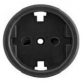 Накладка для розетки скрытой установки черный B3-061-23 BIRONI