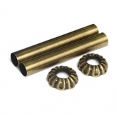 Декоративные трубки и крышки для ретро радиатора 1/2" бронза 0497-1500Z070 S.R.Rubinetterie