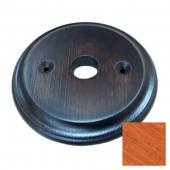 Рамка для распределительной коробки 1 местная, восьмерка, орех лакированный, 25963 (KM) Lindas