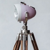 Мото-торшер, регулируемая высота 100-180 см., HighwayStar Pink Vstileretro