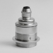 Патрон для ретро лампы с кольцом 76-ETN никель S. Lilley & Son