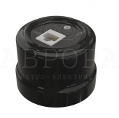 Ретро розетка компьютерная RJ45, черный, GE70342-05 ТМ МезонинЪ, серия Аврора