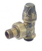 Ретро вентиль запорный угловой для радиатора 3/4" латунь V167220MA Сarlo Poletti