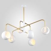 Подвесной светильник в стиле лофт Luca 70055/6 белый ЕВРОСВЕТ