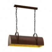 Лофт светильник подвесной Deerhurst, коричневый, 49687 Eglo