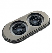 Рамка 2 местная античная бронза BF1-620-32 BIRONI