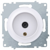 Розетка антенная TV, белая, 1E21101300 Ruwel