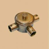 Тройник соединительный латунь Tr-50L Romatti