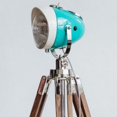 Мото-торшер, регулируемая высота 100-180 см., HighwayStar Mint Vstileretro