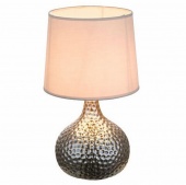 Лофт светильник настольный Soputan, хром, 21655 Globo