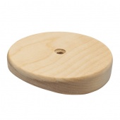 Накладка на бревно 300 мм. под распределительную коробку D110, береза натуральная, НРК300-Д110 DecoWood