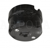 Потолочная база, круглая на 1, черный, GE70812-05 МезонинЪ (розетка потолочная)