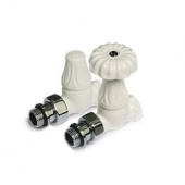 Ретро клапаны прямые для радиаторов Old Style 1/2" белый K338-1500VC0A S.R.Rubinetterie