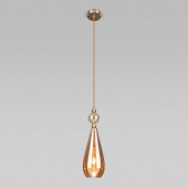 Подвесной светильник в стиле лофт Ilario, 50202/1 янтарный ЕВРОСВЕТ