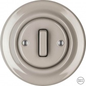 Ретро выключатель капучино глянцевый LUGSlds Katy Paty диммер для ламп накаливания