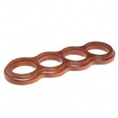 Рамка 4 местная восьмерка вишня О34ВШ Salvador