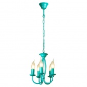 Люстра подвесная в стиле лофт, голубой, LSP-9914 Lussole