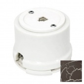 Телефонная ретро розетка, черный мрамор, OP.TEL.BLM (KM) Salvador