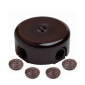 Распределительная коробка D110, тигровое дерево B1-522-TW-К BIRONI с 4 кабельными вводами в комплекте