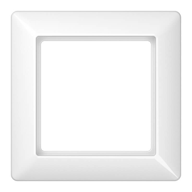 Дизайнерская рамка 1 местная, белый, AS581WW Jung, серия AS 500