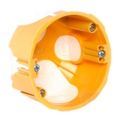 Одноместный объемный подрозетник в дерево Kopos 45, K1-73*45-D, желтый, naBrevno