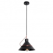Лофт светильник подвесной Bossier, черный, LSP-8265 Lussole