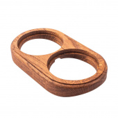 Накладка на бревно 300 мм. 2 местная, ясень в масле, ОМРСМ2-300 DecoWood