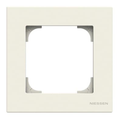 Дизайнерская рамка 1 местная, белый базовый, 2CLA857110A1101 ABB, серия Sky Niessen