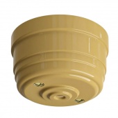 Потолочная база, круглая на 1, песочное золото, GE30811-32 МезонинЪ (розетка потолочная)
