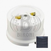 Розетка RJ11 телефонная двойная, серебряный век, B1-301-11 BIRONI