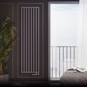 Дизайнерский радиатор Piazza 30 - 1600 Mandarino, алюминий