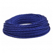 Ретро кабель интернет UTP Cat.5E, 4*2*0.52, синий, PVUTP11 ФД КерамикЪ