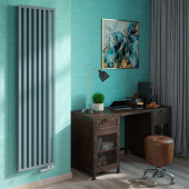 Дизайнерский радиатор Piazza 30 - 1800 Mandarino, алюминий
