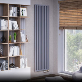 Дизайнерский радиатор Piazza 30 - 2000 Mandarino, алюминий