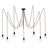 Лофт светильник подвесной Spider Red, красный, 6786 Nowodvorski