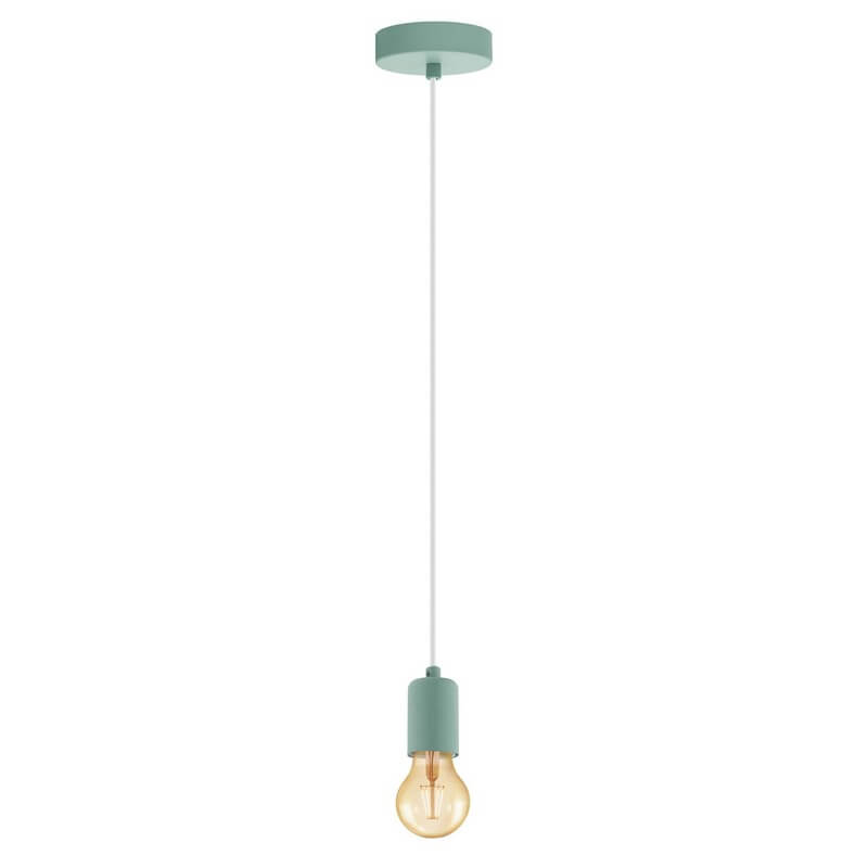 Лофт светильник подвесной Yorth-P, зеленый, 49022 Eglo