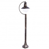 Ретро столб уличный Amsterdam, черный, золотистый, A1523PA-1BN Arte Lamp