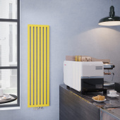 Дизайнерский радиатор Piazza 40 - 1600 Mandarino, алюминий