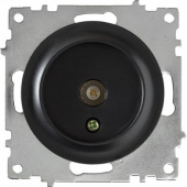 Розетка антенная TV, черная, 1E21101303 Ruwel