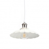 Лофт светильник подвесной PL3 WH/SN E27, белый, Б0037437 Эра