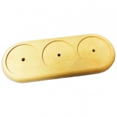 Подложка 3 местная IE с посадочным местом, без отделки, Interior Electric