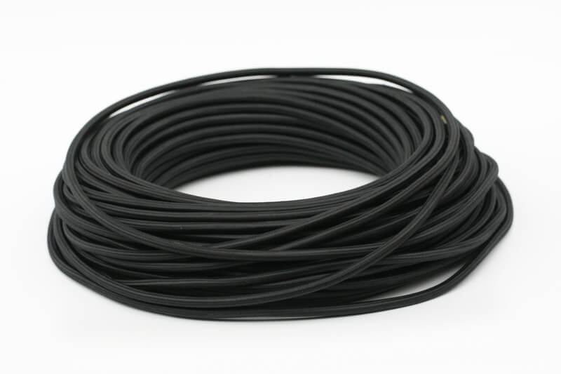 Ретро кабель круглый ПВХ 2*1.5 черный GE70161-05 ТМ МезонинЪ