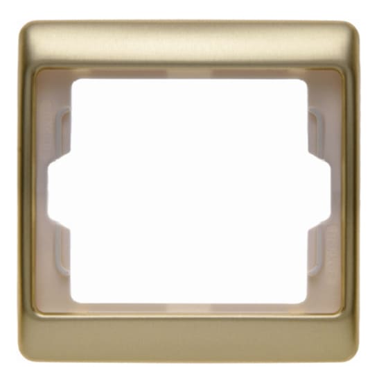 Дизайнерская рамка 1 местная, золотой, матовый, 13140002 Berker, серия Arsys